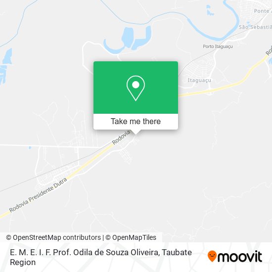 E. M. E. I. F. Prof. Odila de Souza Oliveira map