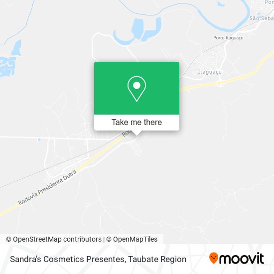 Sandra's Cosmetics Presentes map