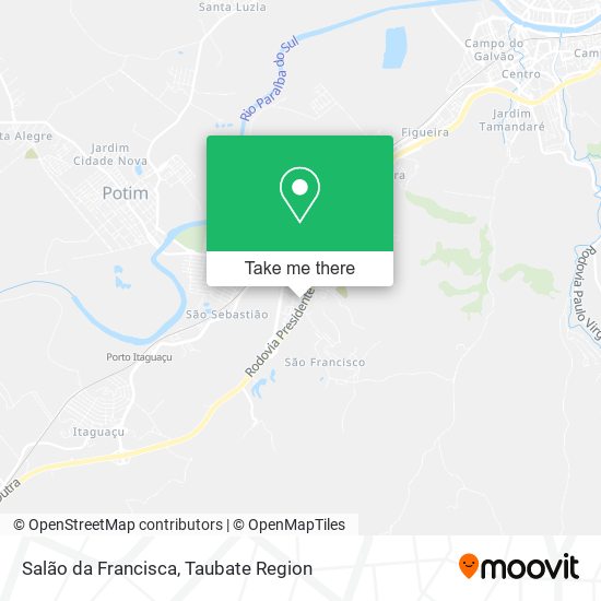 Salão da Francisca map