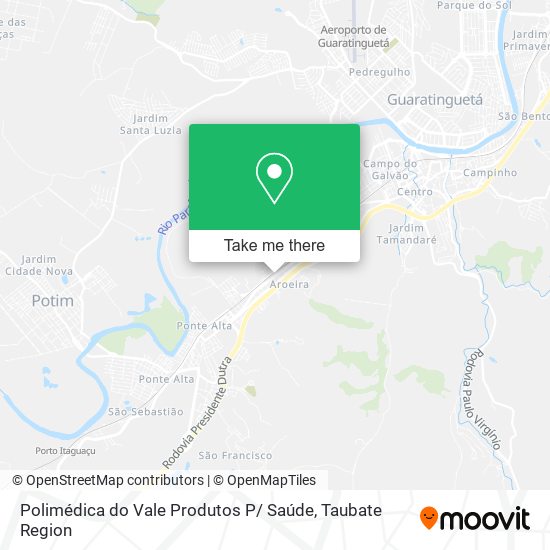 Polimédica do Vale Produtos P/ Saúde map
