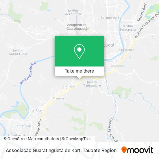 Associação Guaratinguetá de Kart map