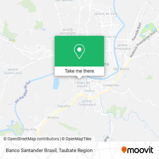 Banco Santander Brasil map