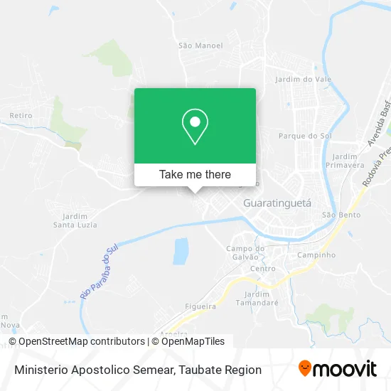 Ministerio Apostolico Semear map