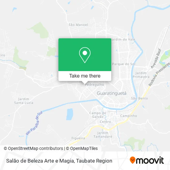 Salão de Beleza Arte e Magia map