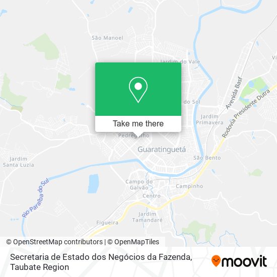 Secretaria de Estado dos Negócios da Fazenda map