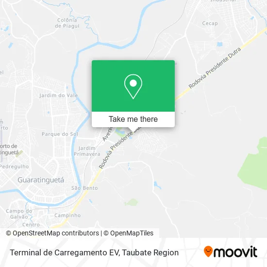 Terminal de Carregamento EV map