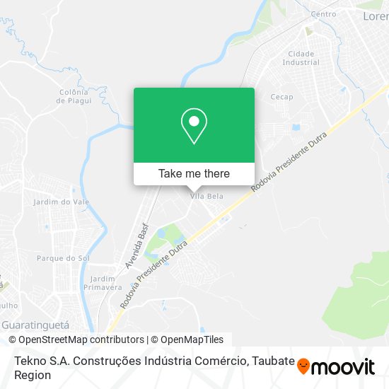 Tekno S.A. Construções Indústria Comércio map
