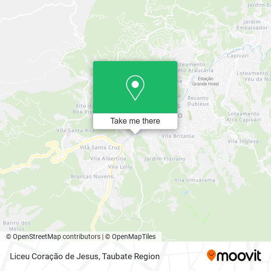Liceu Coração de Jesus map