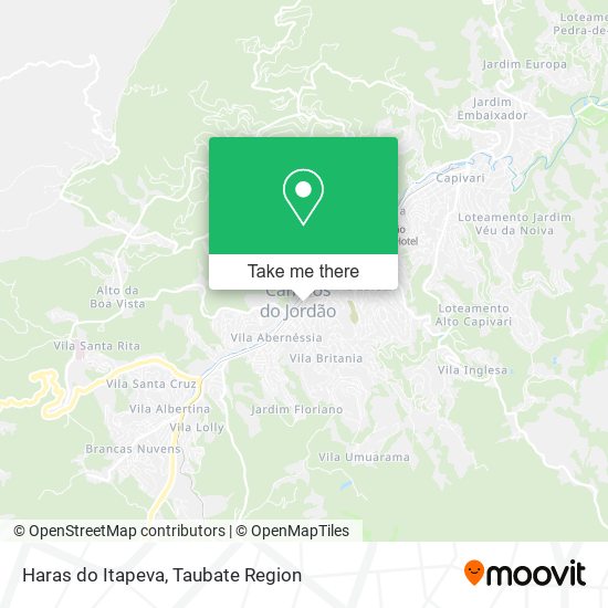 Mapa Haras do Itapeva