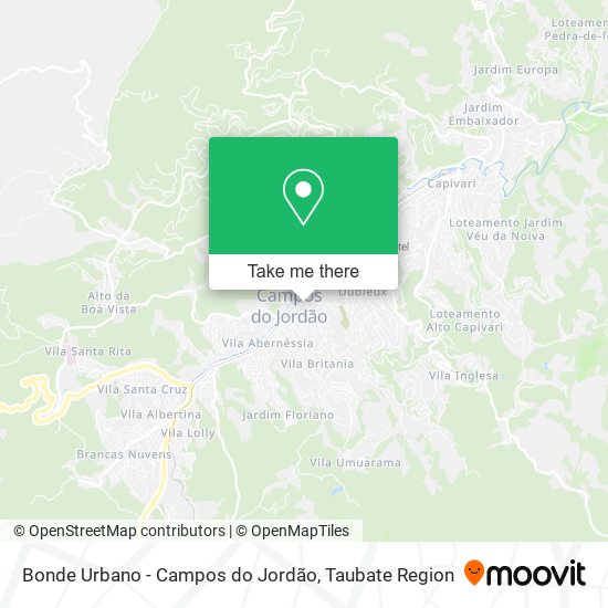 Bonde Urbano - Campos do Jordão map