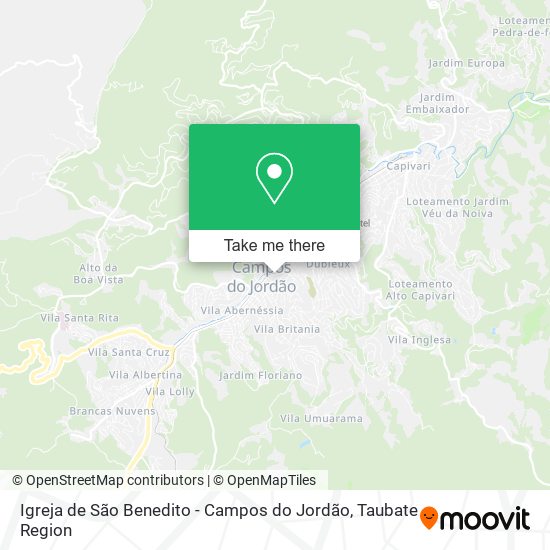 Igreja de São Benedito - Campos do Jordão map