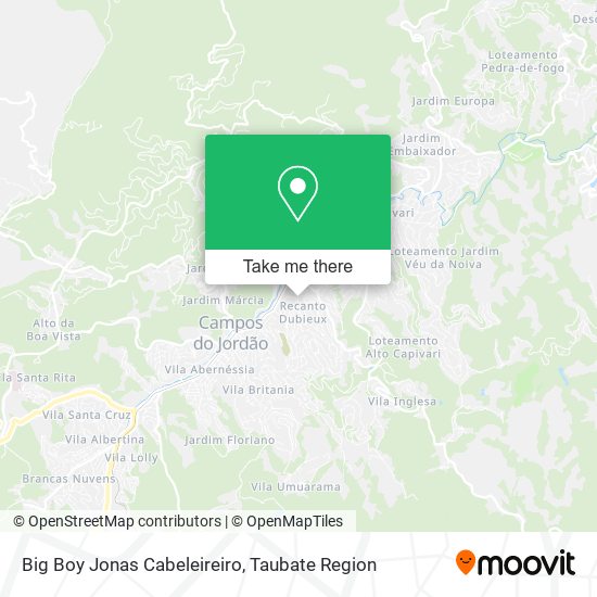 Big Boy Jonas Cabeleireiro map