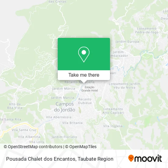 Pousada Chalet dos Encantos map