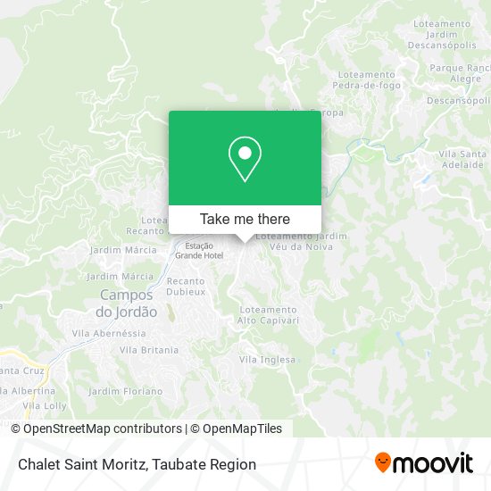 Chalet Saint Moritz map