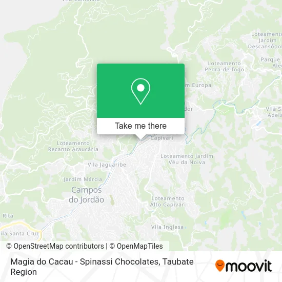 Magia do Cacau - Spinassi Chocolates map