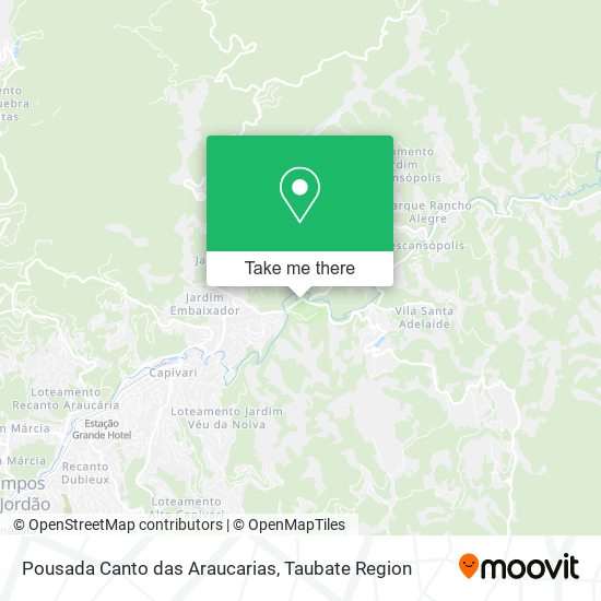 Pousada Canto das Araucarias map