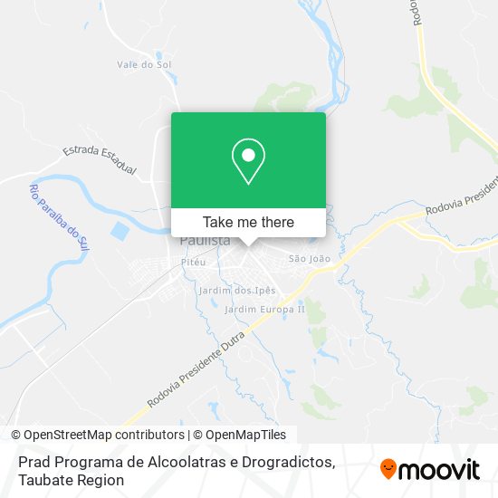 Prad Programa de Alcoolatras e Drogradictos map