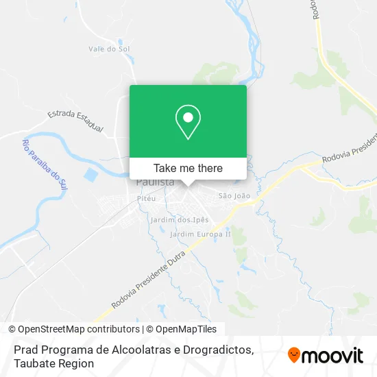 Prad Programa de Alcoolatras e Drogradictos map