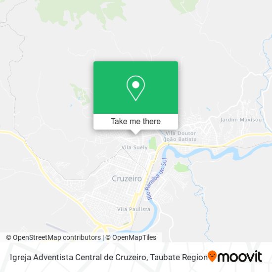 Igreja Adventista Central de Cruzeiro map