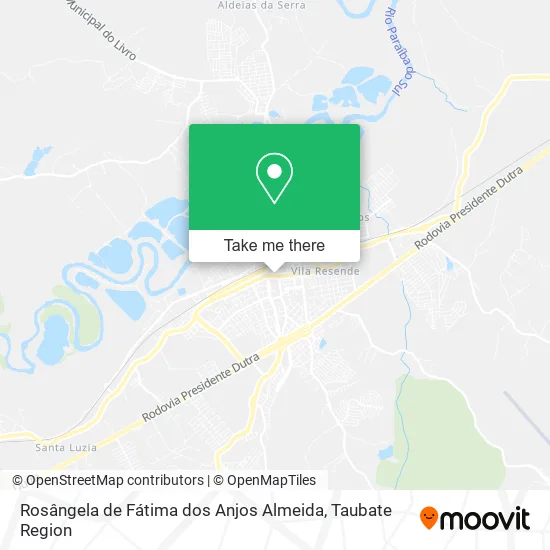 Rosângela de Fátima dos Anjos Almeida map