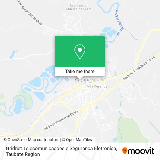 Gridnet Telecomunicacoes e Seguranca Eletronica map