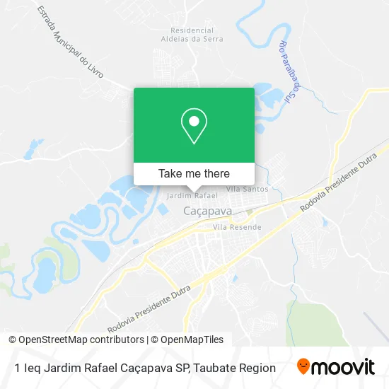 1 Ieq Jardim Rafael Caçapava SP map