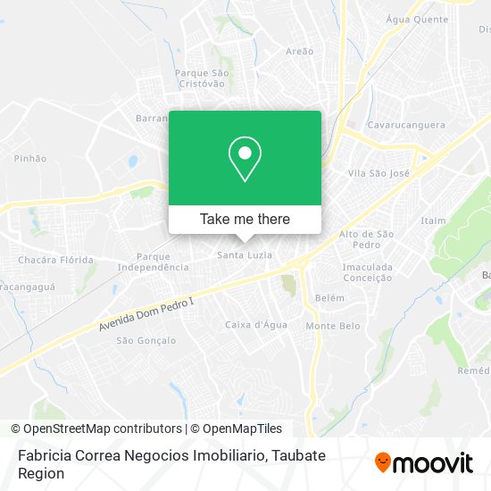 Fabricia Correa Negocios Imobiliario map