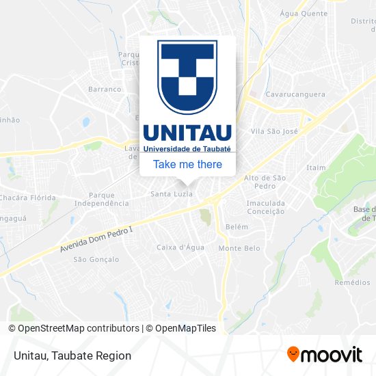 Mapa Unitau