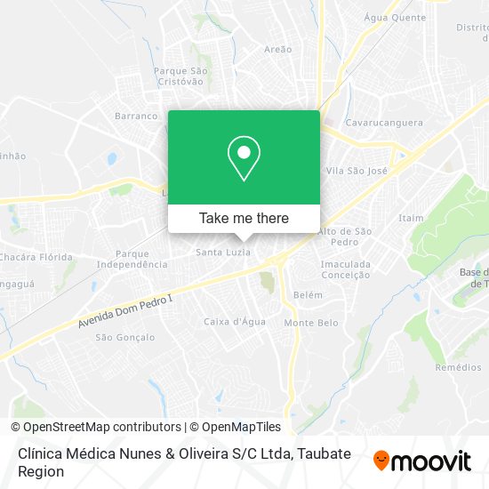 Clínica Médica Nunes & Oliveira S / C Ltda map