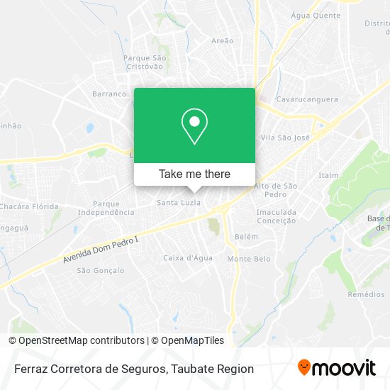 Mapa Ferraz Corretora de Seguros