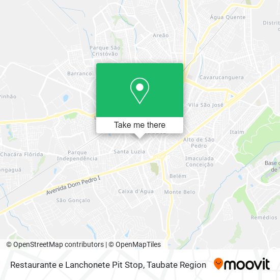 Restaurante e Lanchonete Pit Stop map