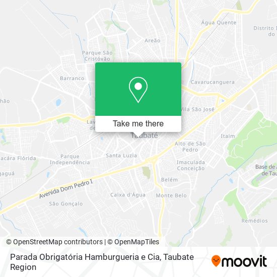 Mapa Parada Obrigatória Hamburgueria e Cia