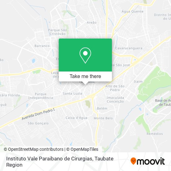 Instituto Vale Paraibano de Cirurgias map