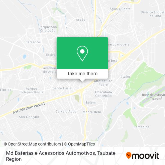 Md Baterias e Acessorios Automotivos map