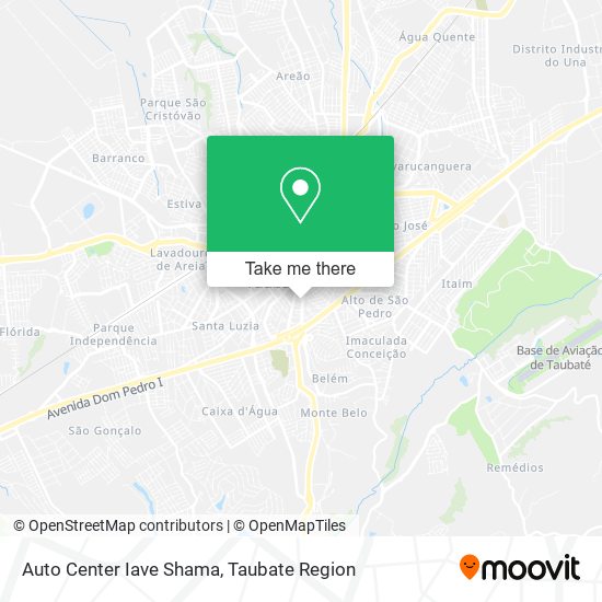 Mapa Auto Center Iave Shama