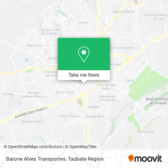 Barone Alves Transportes map