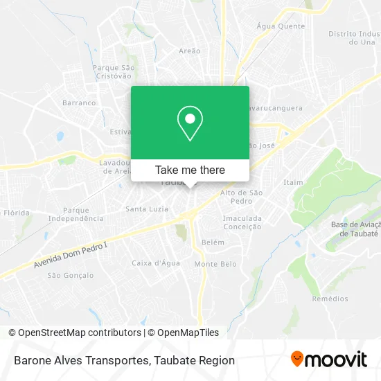 Barone Alves Transportes map