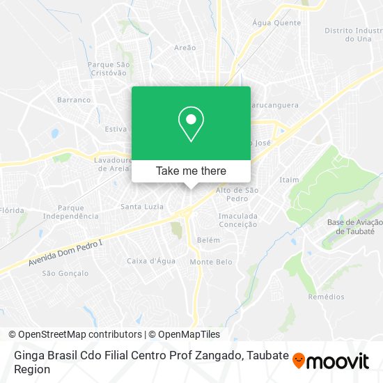Ginga Brasil Cdo Filial Centro Prof Zangado map