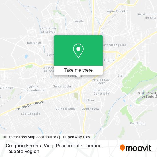 Gregorio Ferreira Viagi Passareli de Campos map