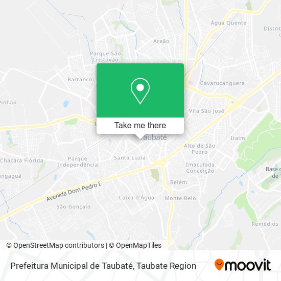 Prefeitura Municipal de Taubaté map
