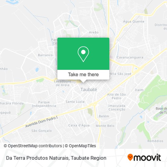 Da Terra Produtos Naturais map