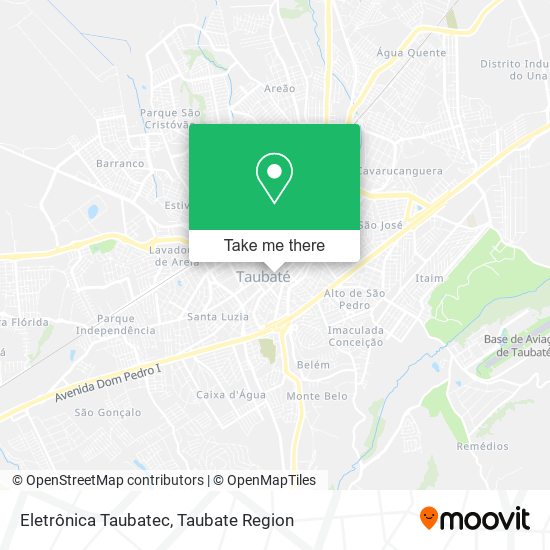 Eletrônica Taubatec map