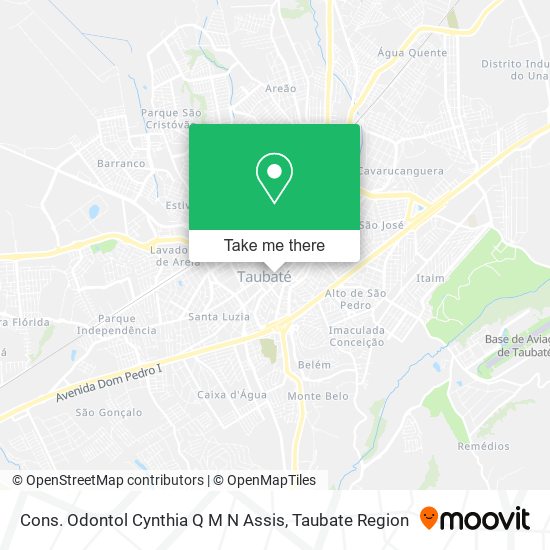 Cons. Odontol Cynthia Q M N Assis map