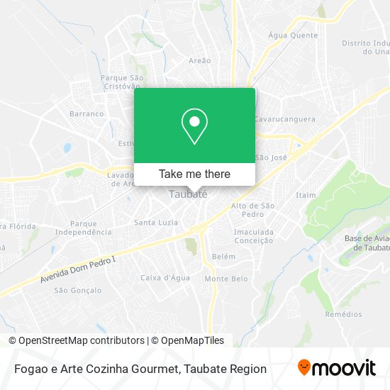 Fogao e Arte Cozinha Gourmet map