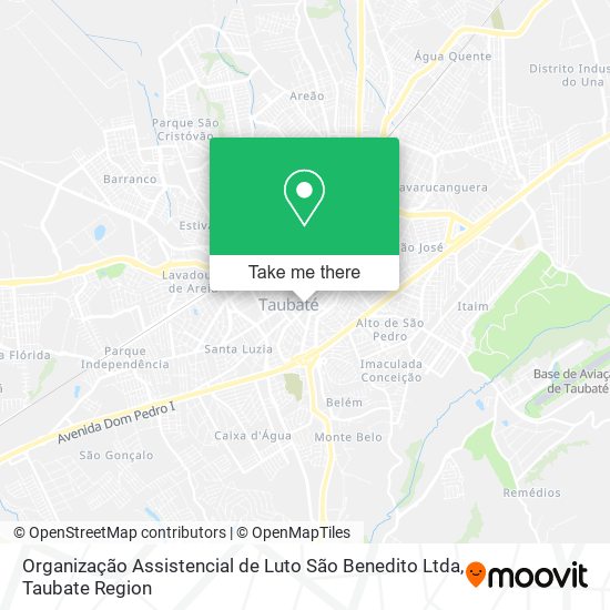 Organização Assistencial de Luto São Benedito Ltda map