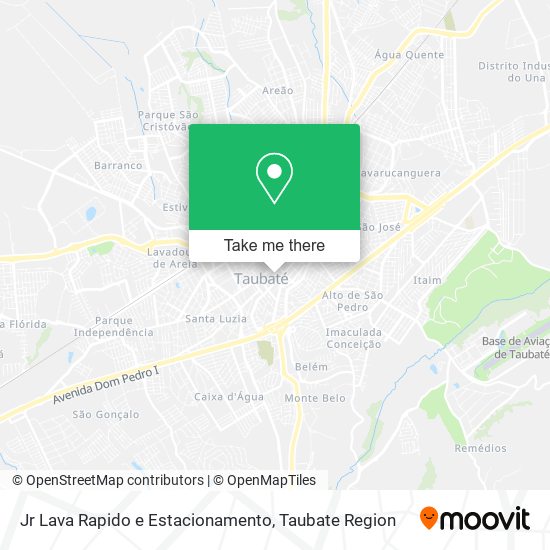 Jr Lava Rapido e Estacionamento map