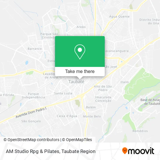 AM Studio Rpg & Pilates map