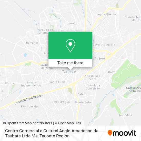 Centro Comercial e Cultural Anglo Americano de Taubate Ltda Me map