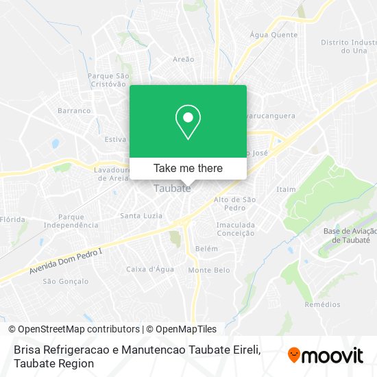 Brisa Refrigeracao e Manutencao Taubate Eireli map