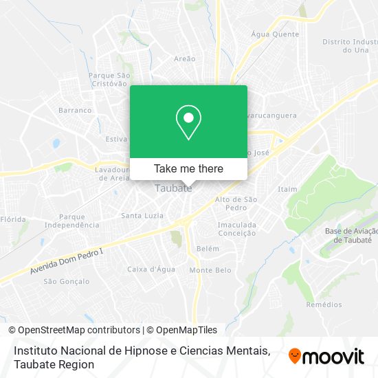 Instituto Nacional de Hipnose e Ciencias Mentais map